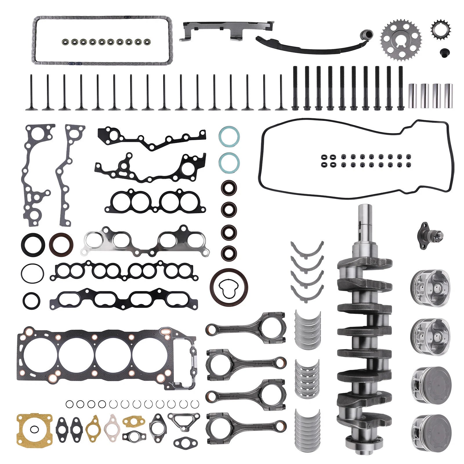 Engine Rebuild Overhaul Kit for Toyota Tacoma (2RZFE 2.4L)