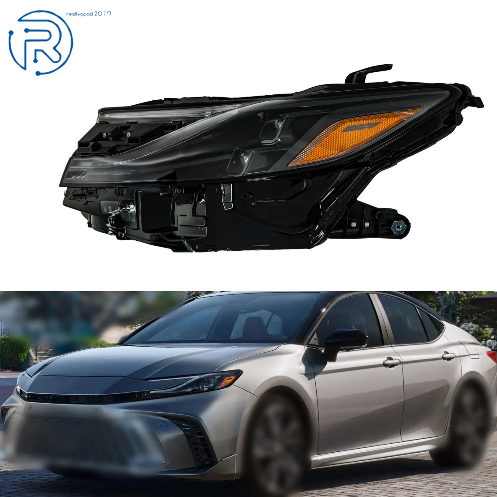 Black Trim for Toyota Camry XSE (2025) Headlights LED Left Dual Lens 81150AQ040