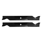 Set of 2 Blades for Husqvarna Craftsman Ride-On Mowers (532 40 53 80, 405380)