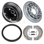 Rear Brake Drum Hub Plate Seal Shoes Assy for Yamaha YFM400FW Kodiak 400 (1993–1999)