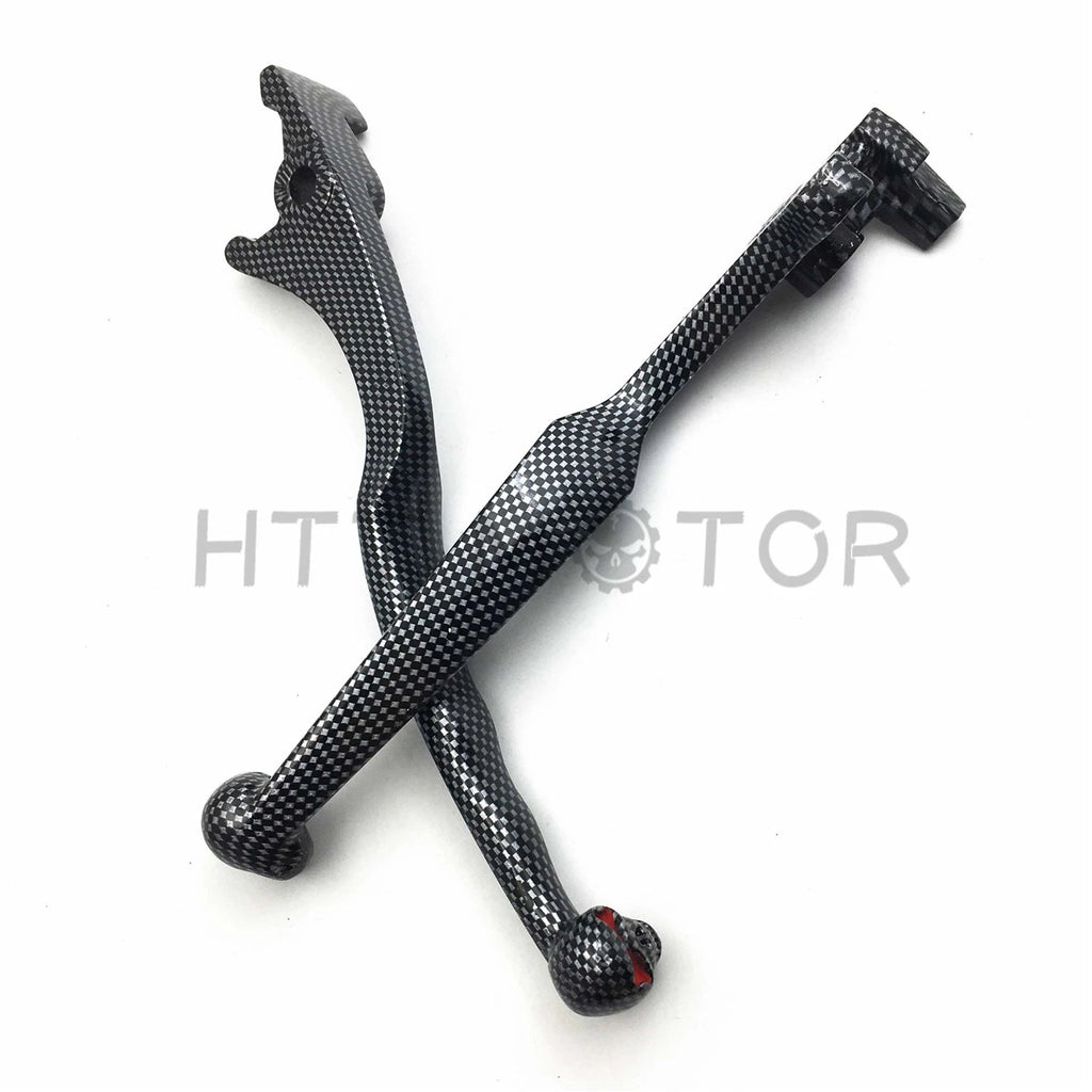 Carbon Skull Brake Clutch Levers for Kawasaki Vulcan 1500 1600 (1996–2009)