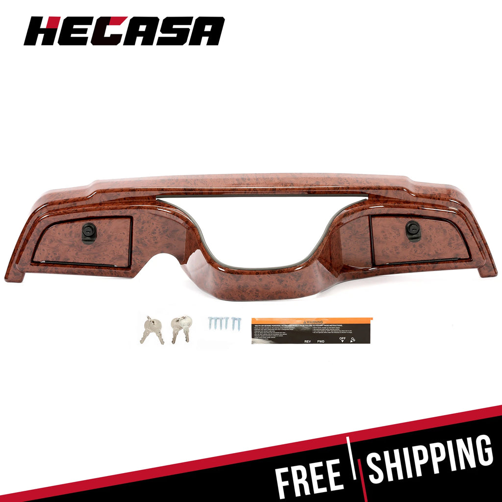 Wood Grain Dash Assembly for Yamaha Drive G29 (2007-2016)