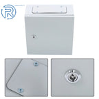 Junction Box for Wall Mount (IP65, Carbon Steel, Gray/White)