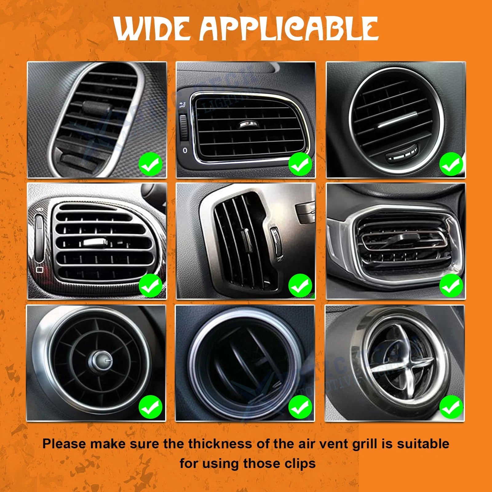 6PCS Ghost Demon Car Scent Air Freshener Clips for (YYYY-YYYY)