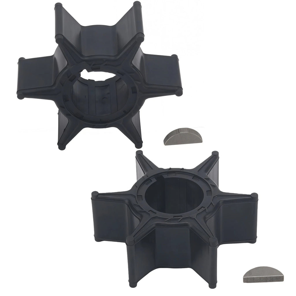 6H3-44352-00 Water Pump Impeller & Key for Yamaha Outboard (2 Stroke 40-70 HP)