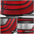 Chrome Red LED Tail Light Assembly for Dodge Durango (2014–2022)