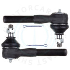 Set of 2 Front Outer Tie Rod Ends for Dodge Ram 2500 3500 (2000–2002)