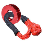 Recovery Ring Snatch Block Pulley for Tow Winch Rope Straps (37479lbs)