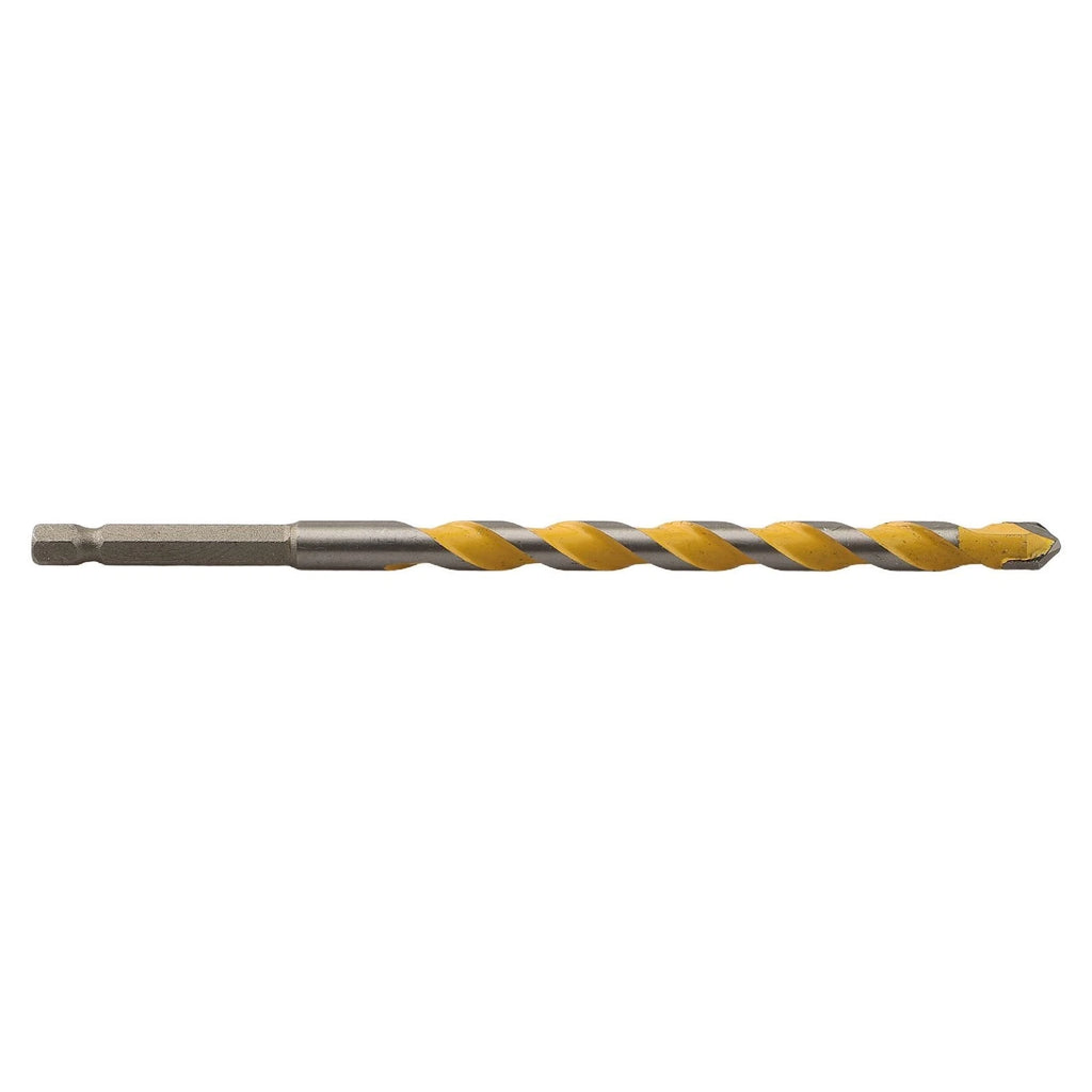 Set of 4 carbide drill bits for tiles and walls with hex shank