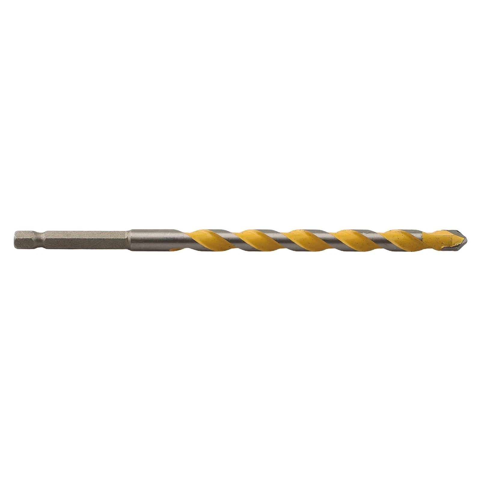 Set of 4 carbide drill bits for tiles and walls with hex shank