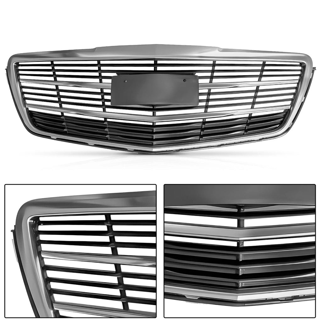 Front Chrome Upper Bumper Grill for Cadillac ATS (2015-2019)