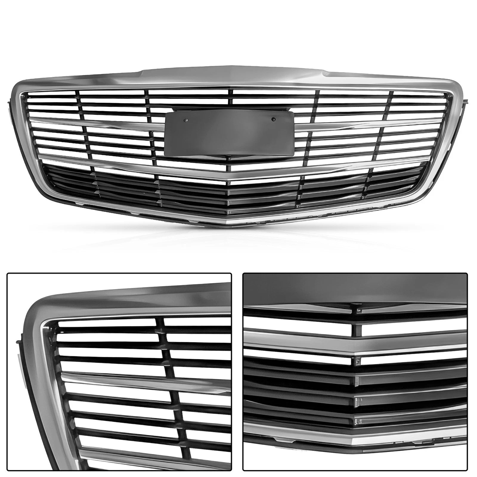 Front Chrome Upper Bumper Grill for Cadillac ATS (2015-2019)