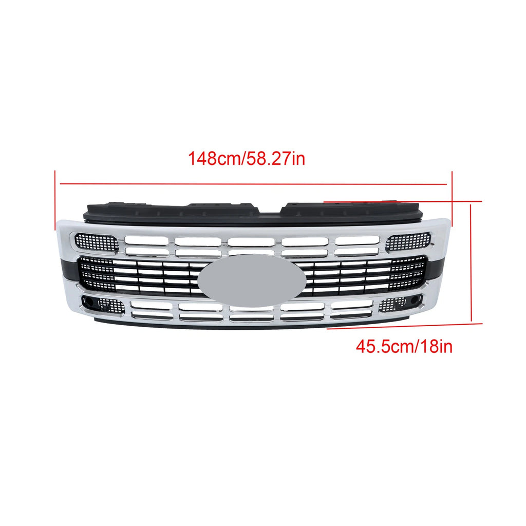 Front Upper Center Mesh Grille PC3Z8200BB for Ford F250 XL/XLT (2023–2024)