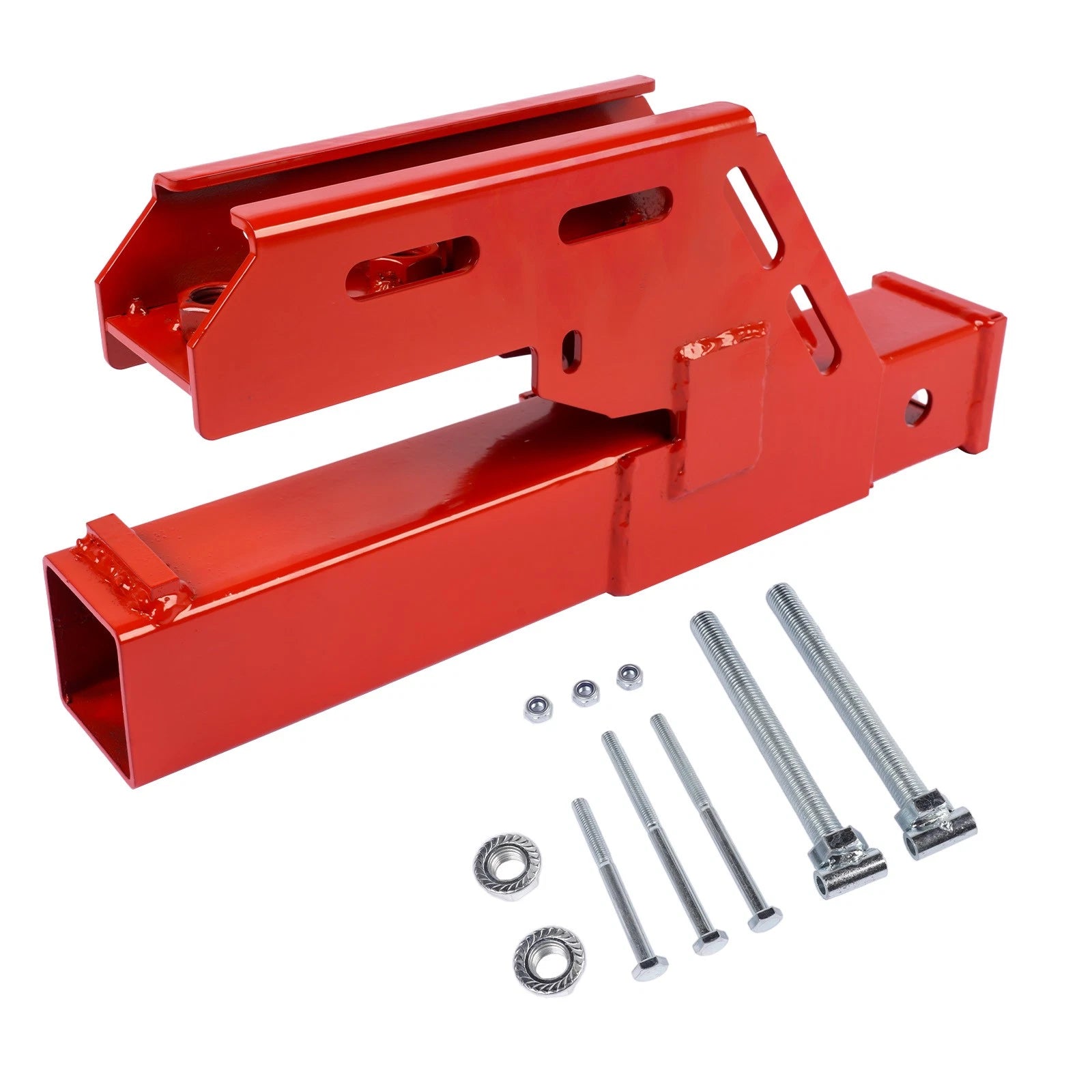 Clamp on Trailer Hitch Adapter for Tractor Bucket (2" Receiver)