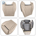 Front Left Bottom Tan Leather Seat Cover for Mercedes Benz C300 (2015–2021)
