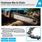 Chainsaw Bar Chain Kit for Stihl MS 290 MS 291 (18'' .325 .063 74DL)