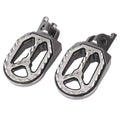 Grey Shark Teeth Racing Foot Pegs for Kawasaki KX250 KX450 (2008-2015)