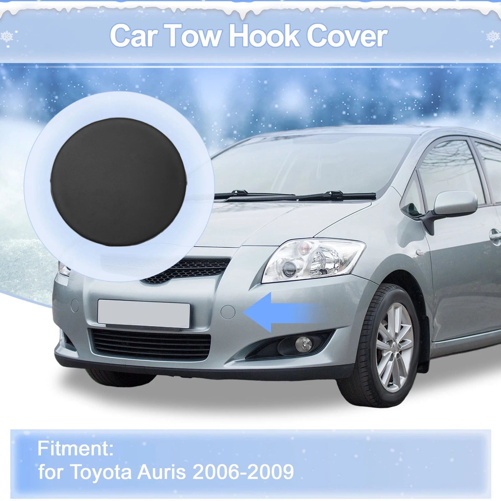 Tow Hook Cover Cap for Toyota Auris (2016–2018) No. 5212802908