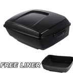 Set of 2 Black Trunk Latches for Harley Touring Road King Glide (2014–2025)