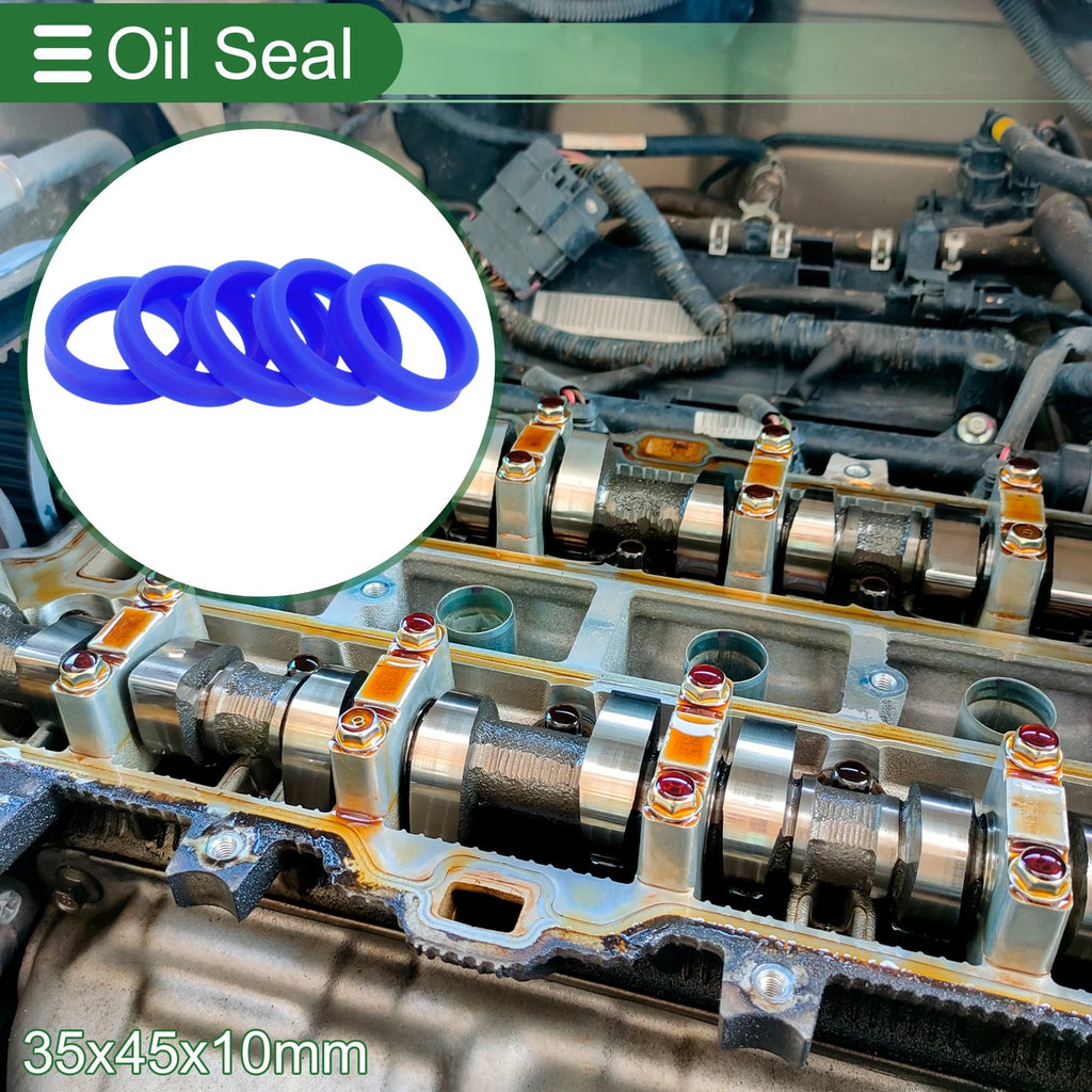 Set of 5 Oil Seal Rotary Shaft Seal 35x45x10mm for Various Models 