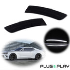 2X Smoked Lens White LED Side Marker Lights for Chevy Camaro (2016–2023)