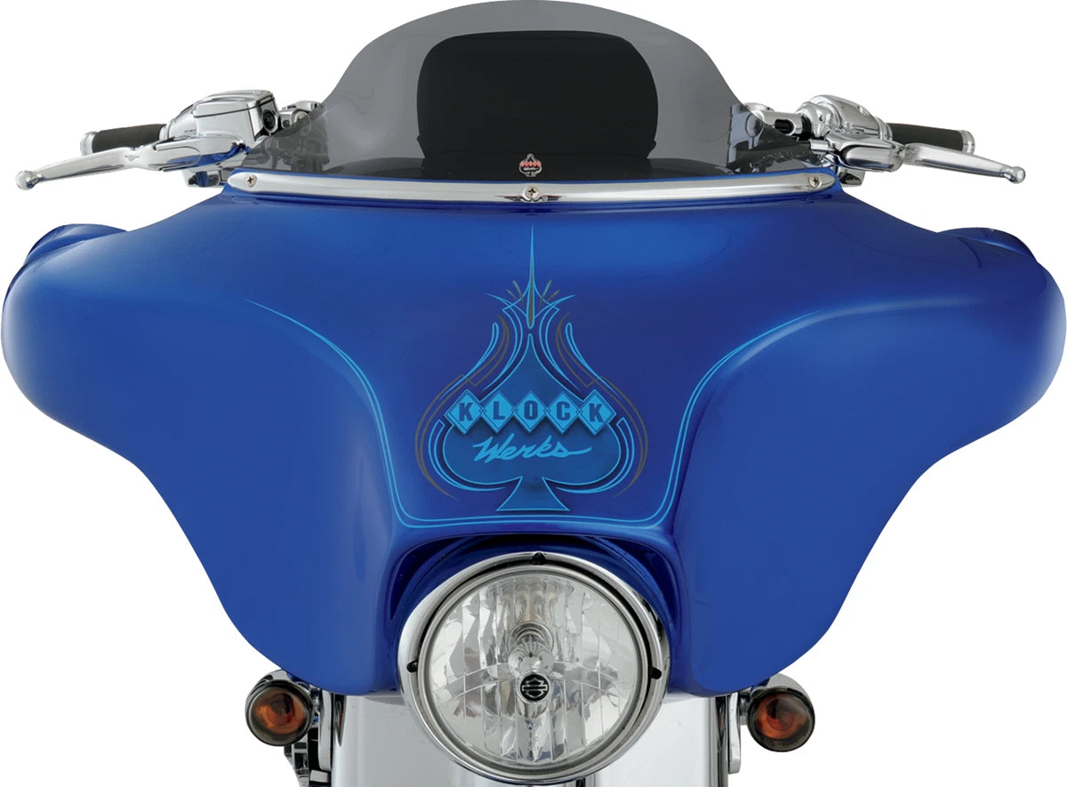 Klock Werks 6.5" Dark Smoke Flare Windshield for Harley FLHT FLHX (1996–2013)