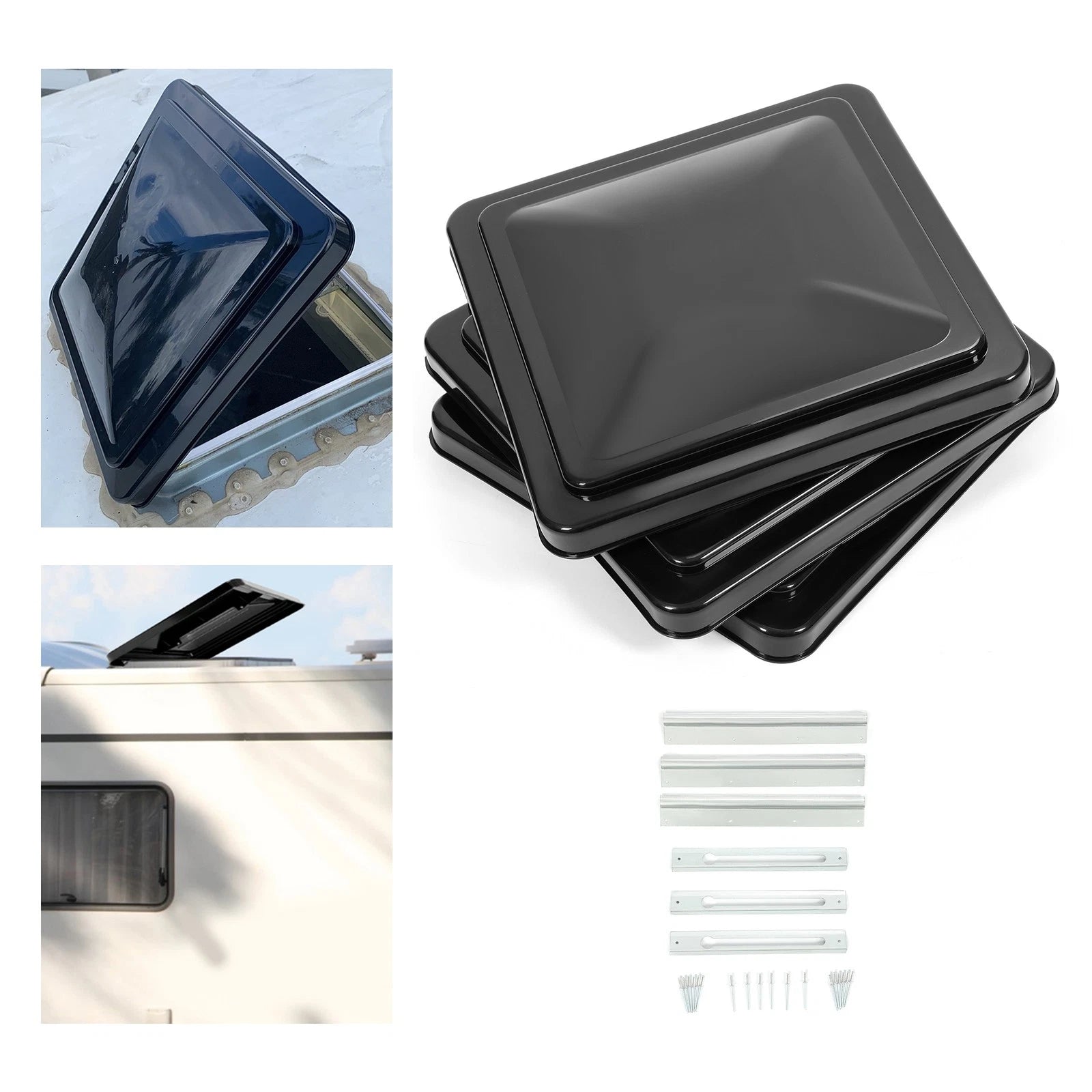 3Pack 14" X 14" RV Roof Vent Cover for Camper Trailer (Fits )