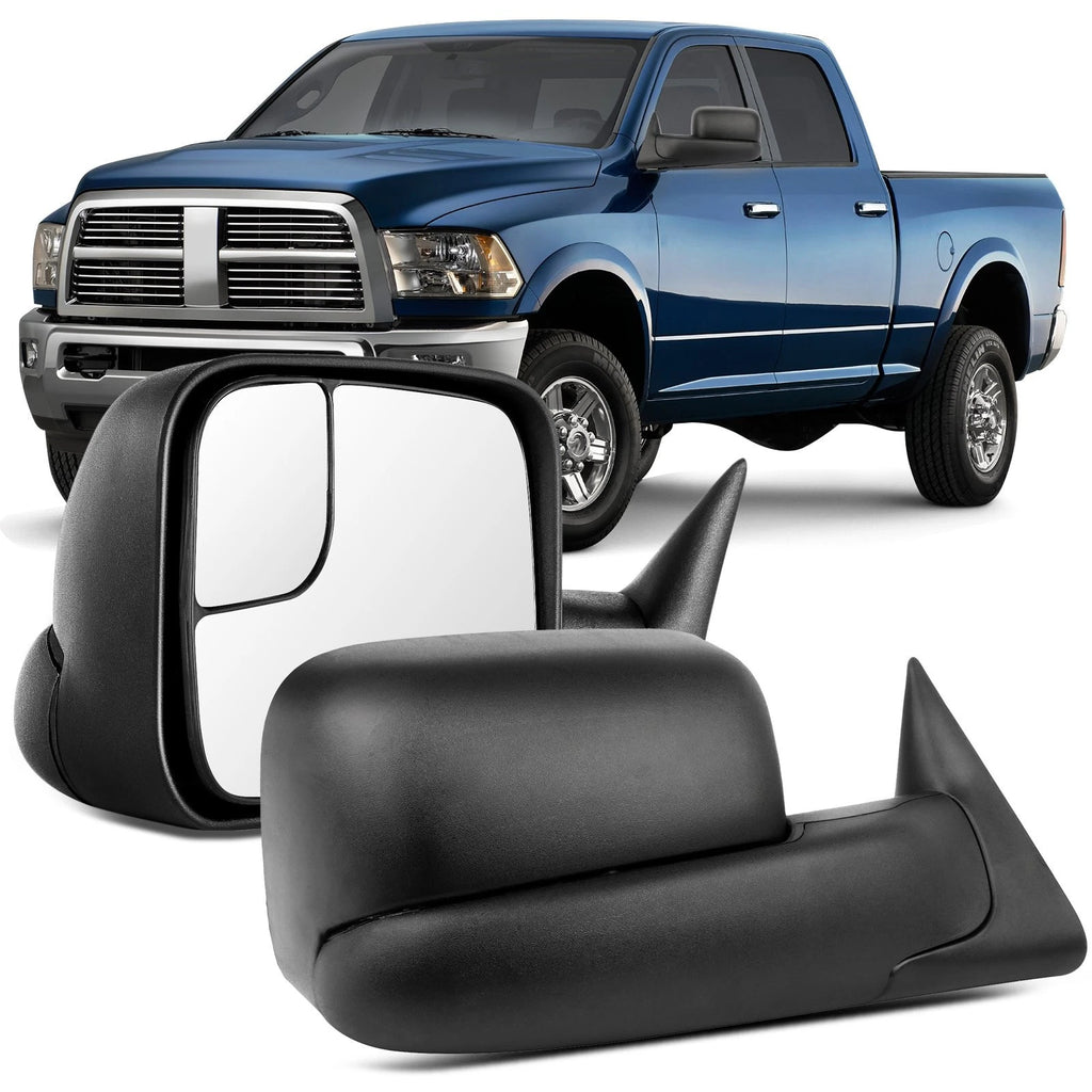 Tow Mirrors for Dodge Ram 1500 2500 3500 (1994–1997) - Power, Pair