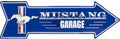 Ford Mustang Garage Arrow Sign for Ford Mustang (1964–2023)