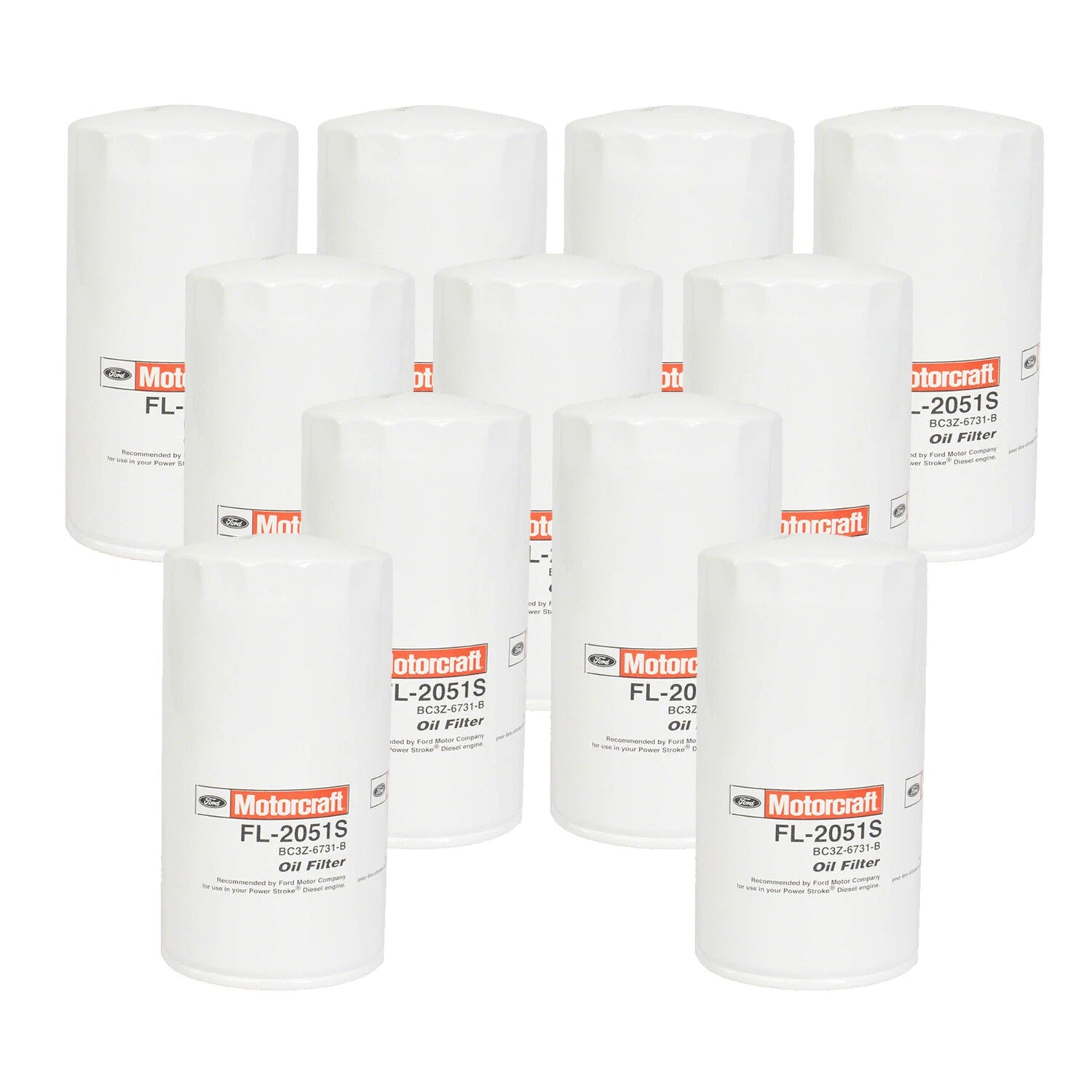 Set of 11 Engine Oil Filters for Ford F-250 F-350 Super Duty (OEM)