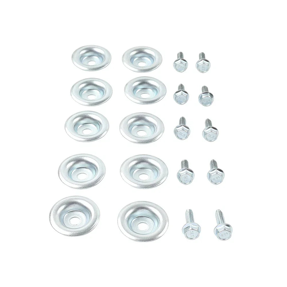 10 Pcs Skid Plate Washers Bolts for Polaris RZR 1000 900 800 570 XP Turbo