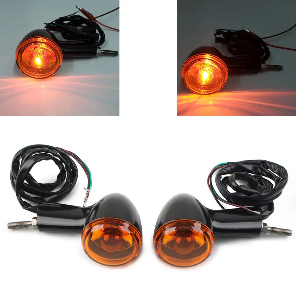 12V Rear Turn Signal Lights  for Harley XL883 1200 X48 (2004-2022)
