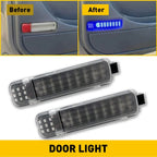 2pcs Blue LED Door Panel Courtesy Light for Chevrolet GMC Hummer Cadillac