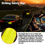 Senior Driver Reflective Car Magnet for Elderly Drivers (2020-2025)