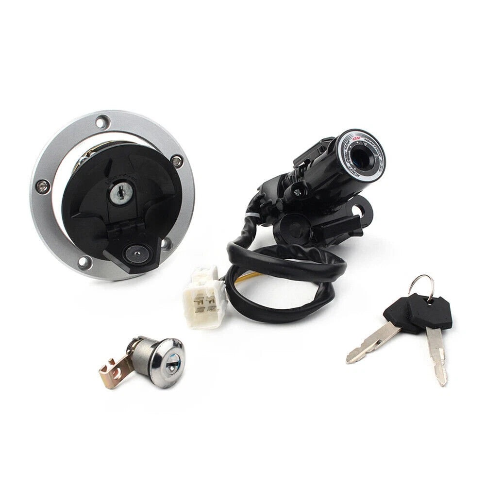 Set of Ignition Switch Gas Cap Seat Lock for Kawasaki Ninja ZX-6R (2000–2002)
