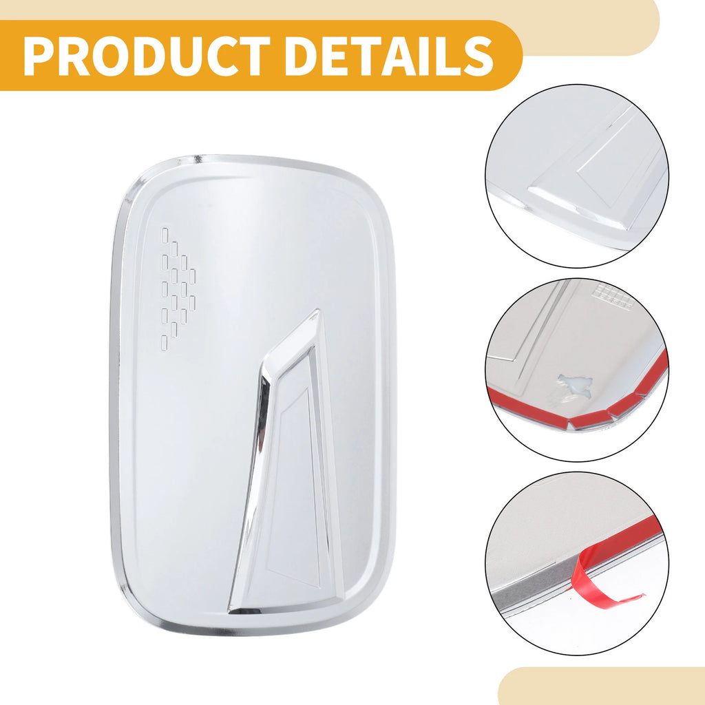 Fuel Tank Door Cap for Honda CR-V (2017–2022) Chrome Silver Tone