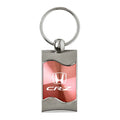 Pink Rectangular Wave Keychain - Officially Licensed for Honda CR-Z