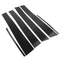 Pillar Post Door Window Trim Covers for Toyota Camry (2012-2015) 6 x Black