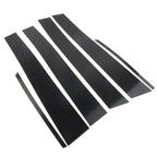 Pillar Post Door Window Trim Covers for Toyota Camry (2012-2015) 6 x Black