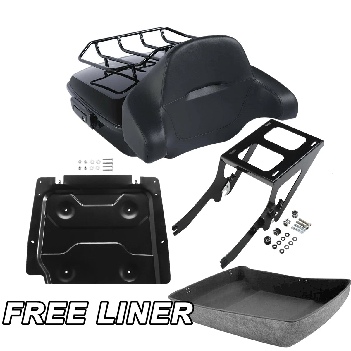Chopped Trunk Mount Rack Plate for Harley Softail Heritage Classic (2018–2023)
