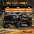 2" Rear Lowering Shackle for Chevy Silverado GMC Sierra 1500 (2019–2024)