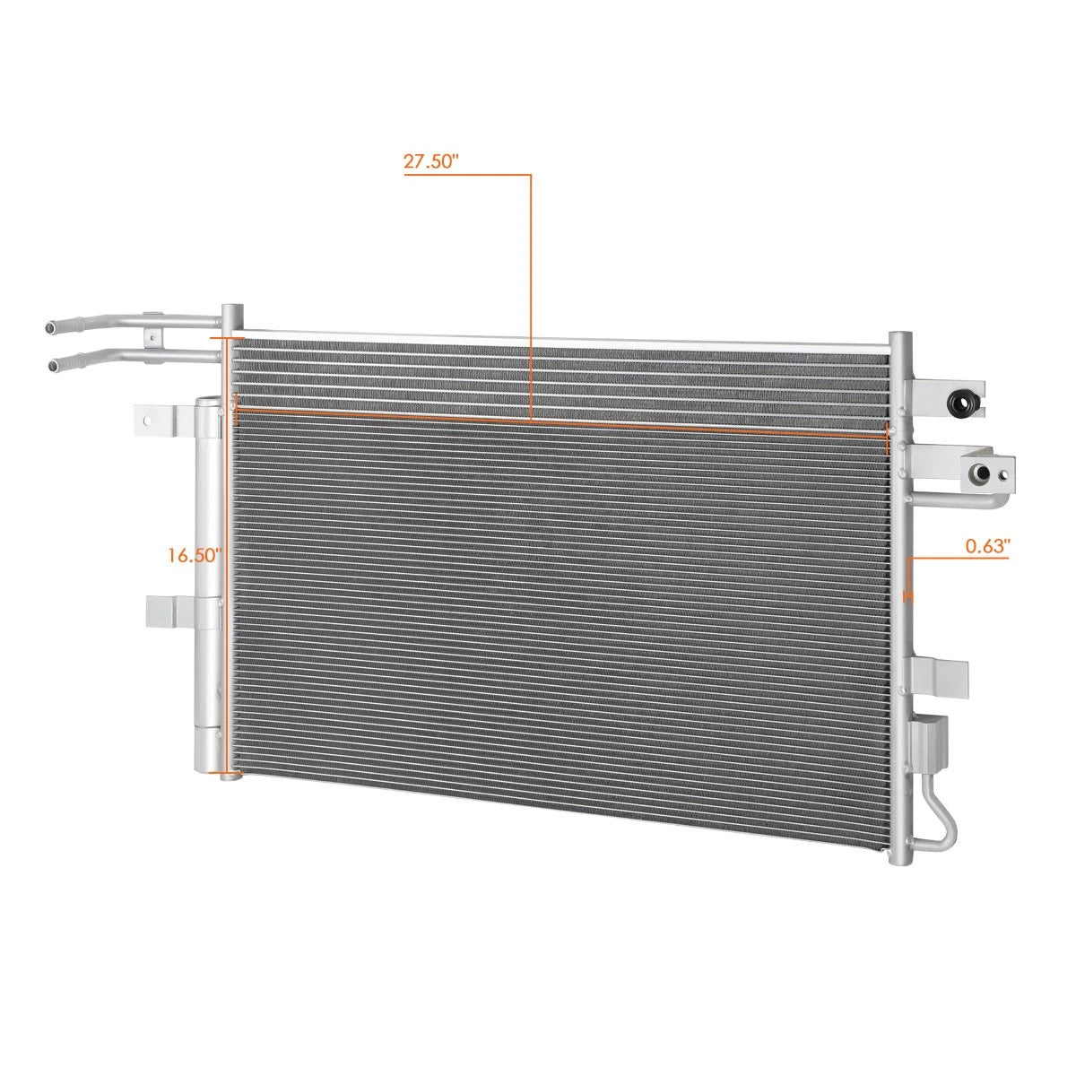 Full Aluminum Core A/C Condenser for Ford Flex (2013–2019) & Lincoln MKS MKT (2013–2018) 4241