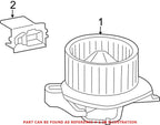 Front HVAC Blower Motor for Dodge Durango, Jeep Grand Cherokee (2011–2020)