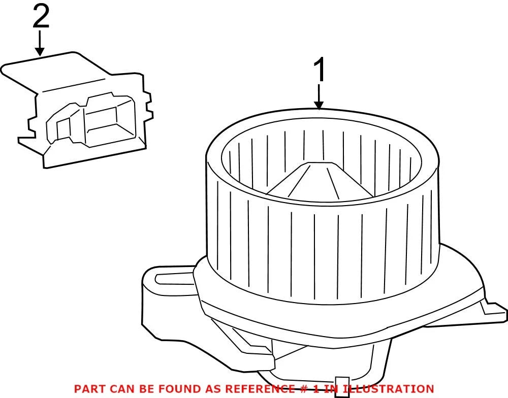 Front HVAC Blower Motor for Dodge Durango, Jeep Grand Cherokee (2011–2020)