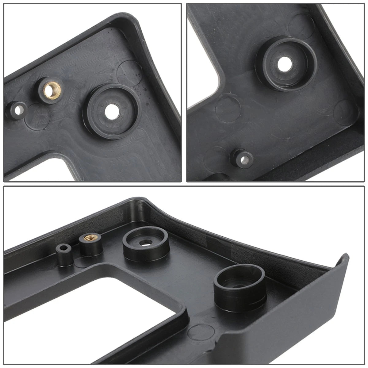 Front Bumper License Plate Mounting Bracket Kit for BMW 330i (2019–2021)