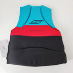 Life Vest for Slippery 21 Surge Neo (Adult Small) - Black/Red/Aqua 3240-0905