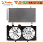 AC condenser and cooling fan assembly for Toyota Camry (2012–2017)