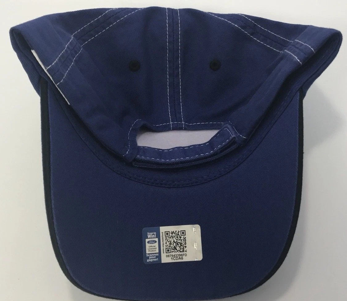 Ford Mustang Hat Cap Blue Tri Bar Pony Logo for Ford Mustang (2005–2014)