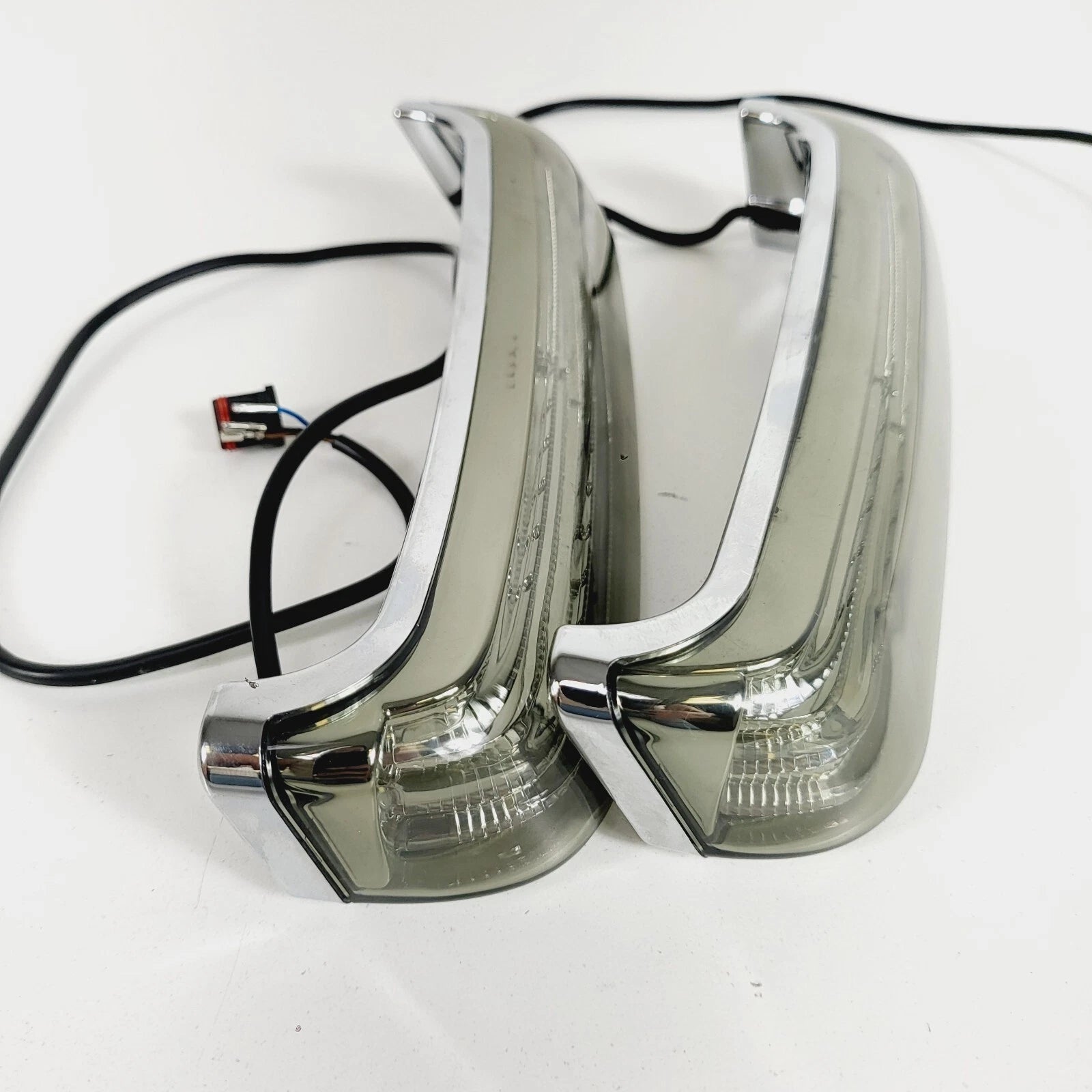 Custom Dynamics Chrome LED Smoke Lens Saddlebag Lights for Harley Touring (2014–2023)