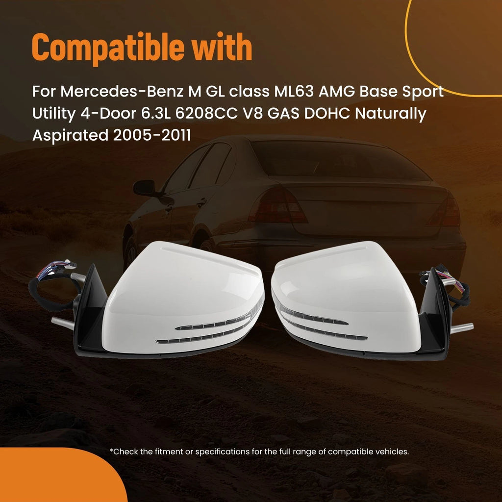 Heated Side Mirror Puddle Light for Mercedes-Benz ML/GL (2005–2011) 1648105193